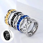 Titanium Gear Fidget Ring